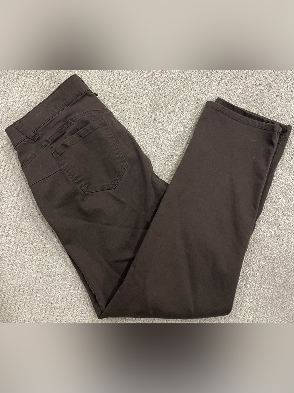 Democracy Absolution Brown Straight Leg Stretch Pants 14W